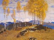Adrian Scott Stokes Autumn in the Mountains France oil painting artist